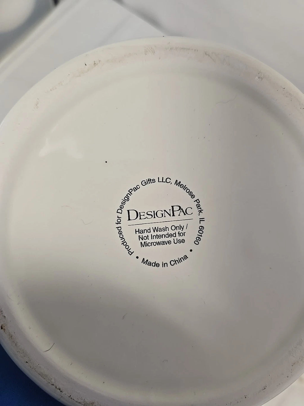 DesignPac Winter White Christmas Tree Cookie Jar Canister 15 Ounce Holiday