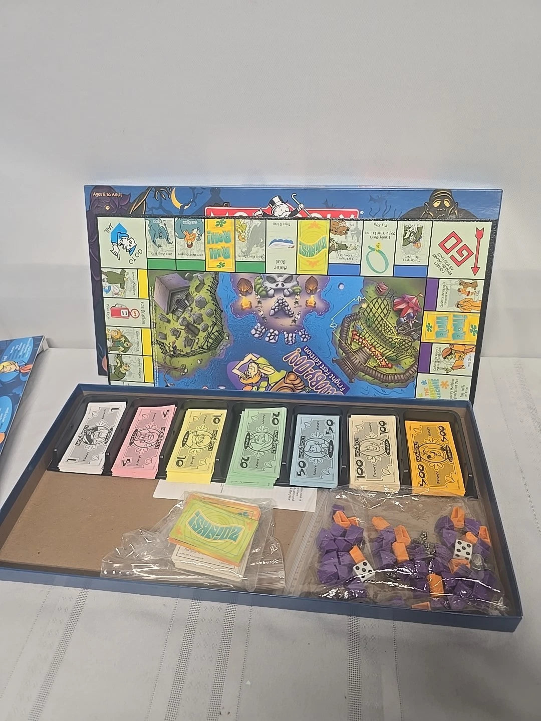 2002 Monopoly Scooby-Doo Collector's Edition Board Game Pewter Tokens