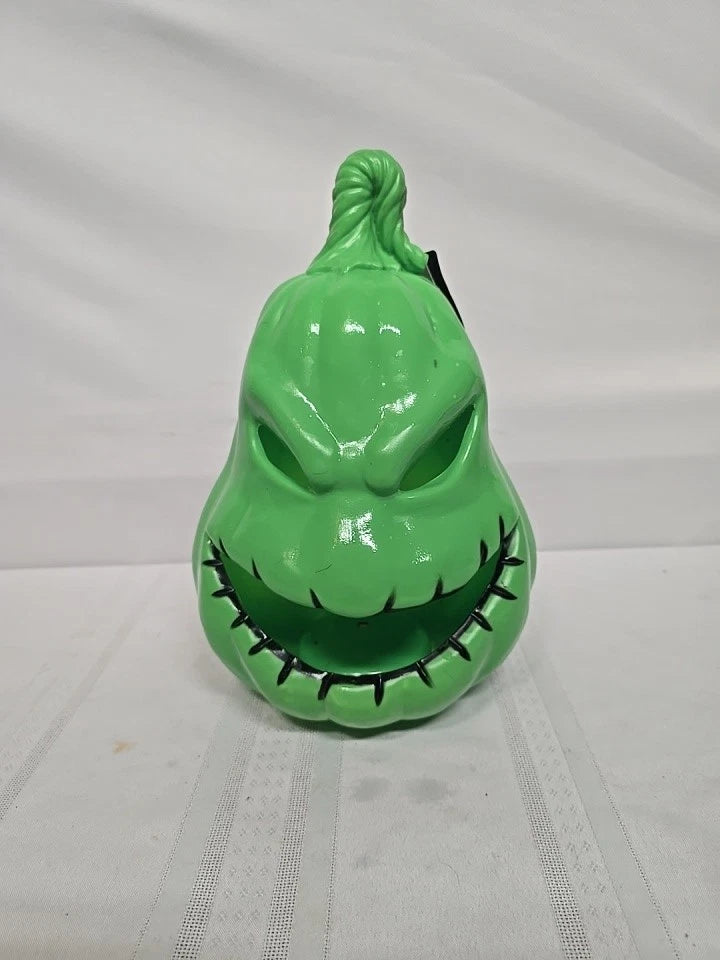 Disney Nightmare Before Christmas Oogie Boogie Light Up Pumpkin Head Halloween